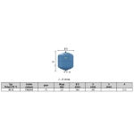 Naczynie przeponowe wzbiorcze CWU DE-12 10BAR/70 REFIX REFLEX
