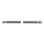 Wąż elastyczny przyłączeniowy w oplocie nylonowym 3/8 x 3/8 GW/GZ 400mm KARBO TUCAI