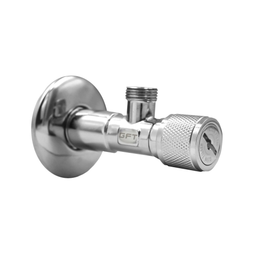 Zawór kątowy GFT grzybkowy z filtrem MAESTRO 1/2" x 3/8" ( DN15 x DN10 ) GOSHE