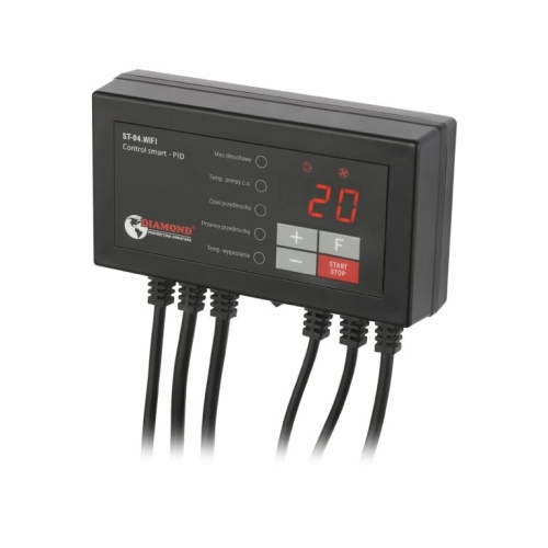 Sterownik do kotła zasypowego pompa co + nadmuch LED SMART PID ( SP-35 ) ST-04 WIFI DIAMOND - zdjęcie produktu