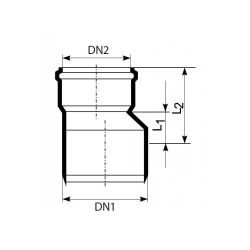 Redukcja Ultra UdBR niskoszumowa 110/50 mm niebieska