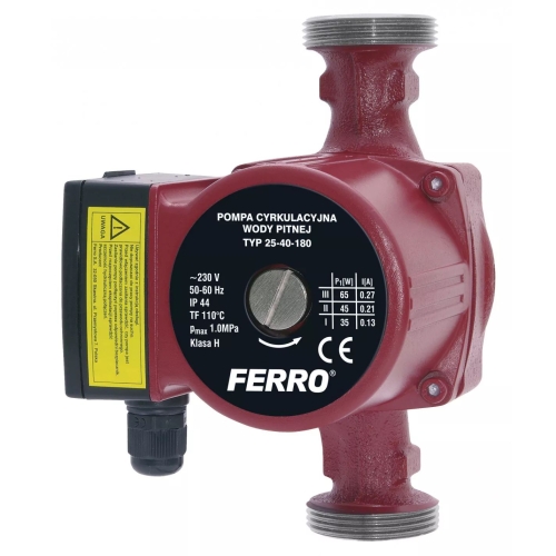 Pompa obiegowa, pompa do c.o. 25-40-180 FERRO - zdjęcie produktu