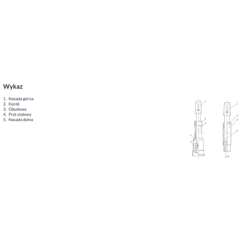 Klucz do nawiertki 1.2m, wymiar nasady 13x13 DN 80 - 200 ANWOD - zdjęcie techniczne 1