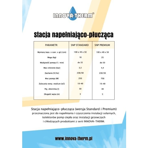 Stacja napełniająco-płucząca STANDARD