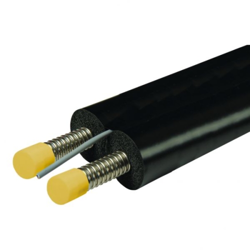 Przewód elastyczny podwójny FLEXO-TUBE do instalacji solarnych, z przewodem - 16mm, ( zwój 50mb ) solarna ( pod nakrętki 3/4 ) LECHAR