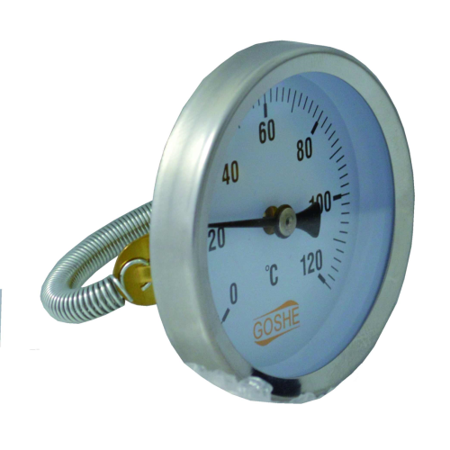 Termometr opaskowy tarczowy średnica 63 mm temperatura 0-120'C GOSHE