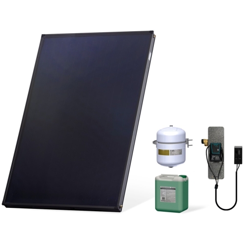 Zestaw solarny Komfort HX00-1KS2600.X001 Zestaw solarny Komfort dla 1-3 osób: kolektor słoneczny KS2600 (1 szt.), zespół pompowy ALEX HX10 MS (ze ste