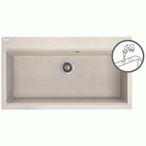 Tau - zlewozmywak 1-komorowy