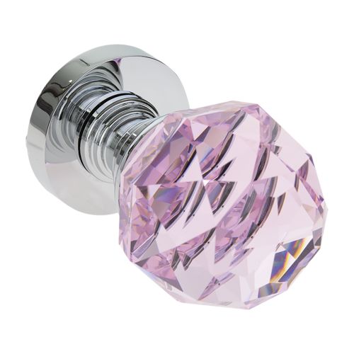 Gałko-gałka kryształowa, różowa