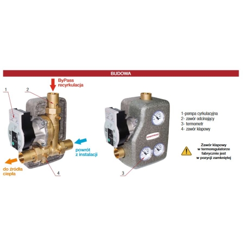 Termoregulator DEFRO 60 BASIC 204MCCS-60-C6