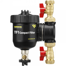 Filtr, separator magnetyczny TF1 zawory miedź 22mm bez płynu COMPACT FERNOX