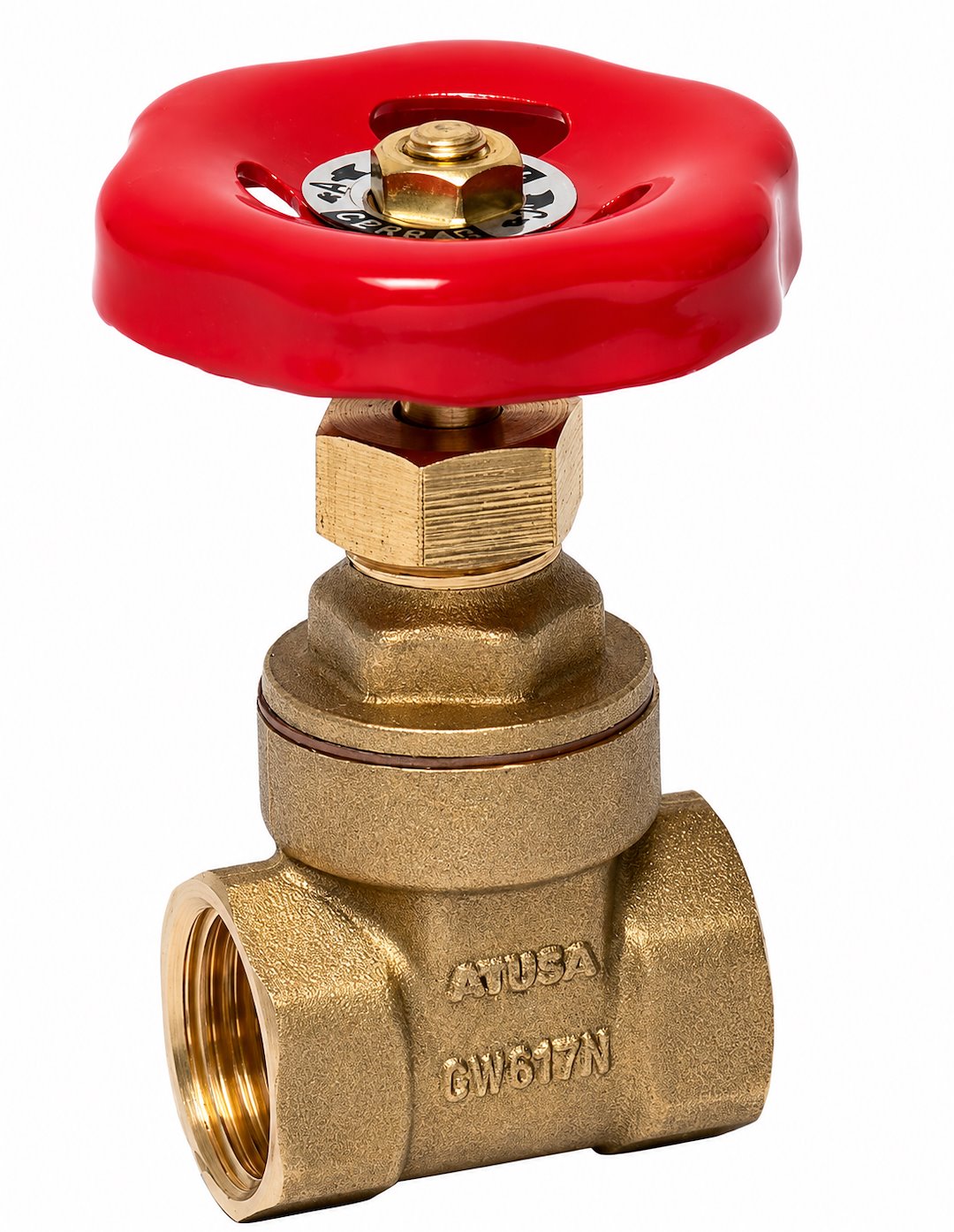 Zasuwa, zasuwka wodna mosiężna 1/2