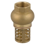 Zawór zwrotny z koszem ssącym mosiężny 1 1/4" ( DN32 ) FERRO