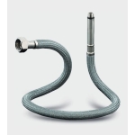 Wąż elastyczny przyłączeniowy w oplocie nylonowym do baterii 3/8 x M10 GW / GZ 600mm , końcówka 50mm TUCAI