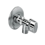 Kurek, zawór kątowy chromowany EKO 1/2"-3/4" (  DN15 x DN20 ) 1482130 VALVEX