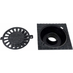 Wpust posadzkowy żeliwny 300x300 Kratka Garażowa Syfonem DN110 M125 12,5 T Standartpark Vodaland