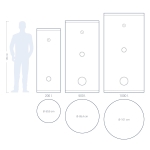 Wymiennik stojący z dwoma wężownicami 200L SB-201 KOSPEL