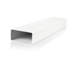 Kanał płaski 220x90 mm, dł. 1 mb, biały VENTS