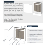 ARKA Szafka instalacyjna natynkowa do rozdzielaczy z demontowalną maskownicą i miejscem na listwę sterującą (14 sekcji) DURO SYSTEM
