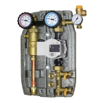 Grupa pompowa dwudrogowa 2-12l/min z pompą GRUNDFOS UPM3.25-75 ( 303651SB-12 ) gwint 3/4" S2 SOLAR 3 KOSPEL
