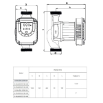 Pompa c.o. elektroniczna PALADIO 25/80/180 ARKA