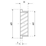 Czerpnia powietrza aluminiowa KWO-AL 250 LINDAB