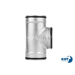 Trójnik ocynkowany redukcyjny z uszczelką 250/200/250 FORVENT