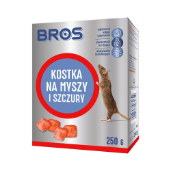 Trutka kostka myszy szczury 250g BROS