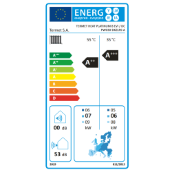 Pompa ciepła powietrzna monoblok Termet Heat Platinum 8 EVI/DC - 8,4 kW (A7W35), 1 fazowa, 230 V TPP9906.00.00.00/PL TERMET