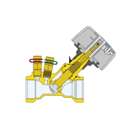 Ręczny zawór równoważący 3/4" ( DN20 ) CALEFFI