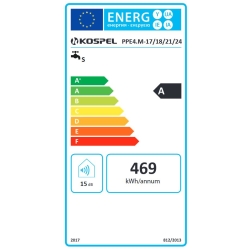 Elektryczny przepływowy podgrzewacz wody  PPE4.M-17/18/21/24 KOSPEL