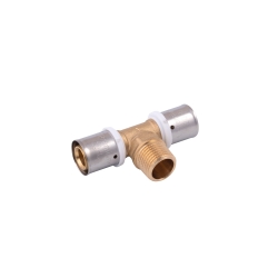 Trójnik zaprasowywany GZ 16mm x 1/2" VESBO