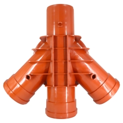 Kineta zbiorcza fi 160x315 pomarańczowa - Typ 1 (Kaczmarek, InstalPlast) DES