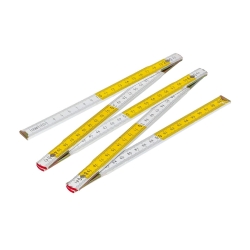 Miara składana biało-żółta 1m KL.III FASTER TOOLS