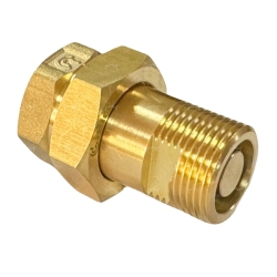 Śrubunek 3/4" ( DN20 ) z zaworem zwrotnym do naczynia, szybkozłącze ARKA