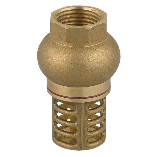 Zawór zwrotny z koszem ssącym mosiężny 1 1/4" ( DN32 ) FERRO