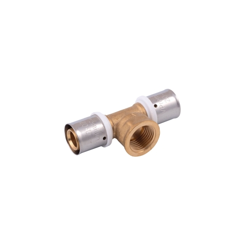 Trójnik zaprasowywany gwint wewnętrzny 25mm x 3/4" VESBO
