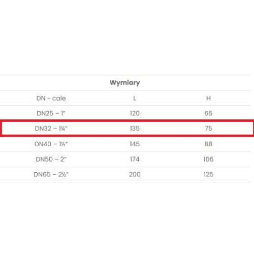 Zawór zwrotny kulowy żeliwny 1 1/4