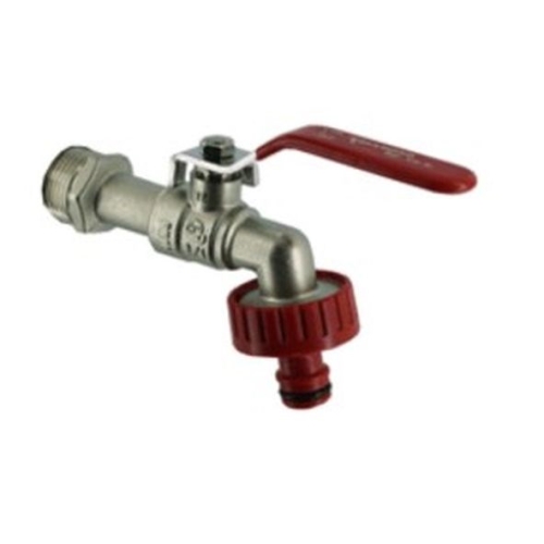 Zawór kulowy czerplany z SZYBKOZŁACZKĄ 3/4" ( DN20 ) kulowy GOSHE