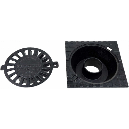 Wpust posadzkowy żeliwny 300x300 Kratka Garażowa Syfonem DN110 M125 12,5 T Standartpark Vodaland