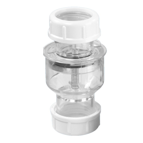 Zawór zwrotny, transparentny z wariantami redukcji TUN5-CL-E MCALPINE