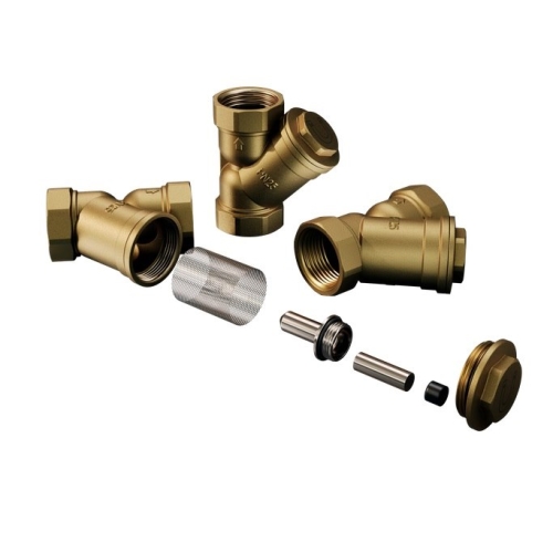 Filtr skośny do wody mosiężny z wkładem magnetycznym 1 1/2