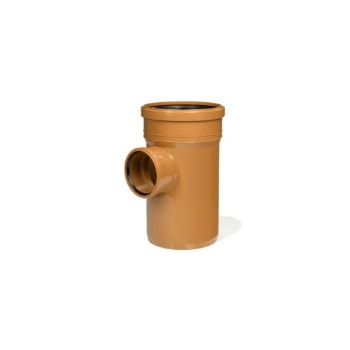 Trójnik kanalizacyjny PVC 200x110/90 LEO