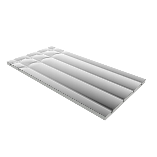 Płyta Sander Alu Standard EPS – element prosty z podwójnym łukiem EPS400 1200x600x20mm dys.150mm TIA