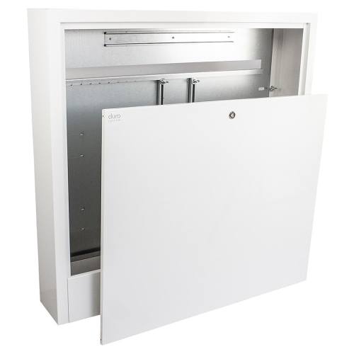 ARKA Szafka instalacyjna natynkowa do rozdzielaczy z demontowalną maskownicą i miejscem na listwę sterującą (14 sekcji) DURO SYSTEM