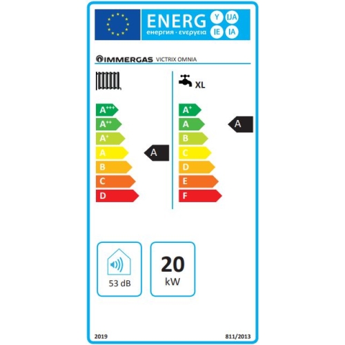Kocioł gazowy kondensacyjny dwufunkcyjny Victrix OMNIA V2 20 c.w.u 3,9-26 kW IMMERGAS