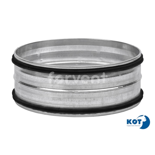 Złączka ocynkowana nyplowa z uszczelką NPU FI250 FORVENT