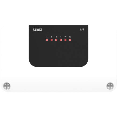 TECH Przewodowy sterownik zaworów termostatycznych (4 sekcje) L-2