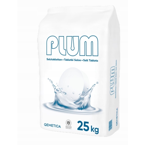 Sól do uzdatniania wody PLUM 25 kg