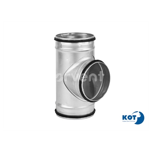Trójnik redukcyjny DN 125/125 ocynkowany z uszczelką FORVENT